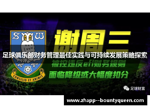 足球俱乐部财务管理最佳实践与可持续发展策略探索 足球俱乐部财务管理最佳实践与可持续发展策略探索